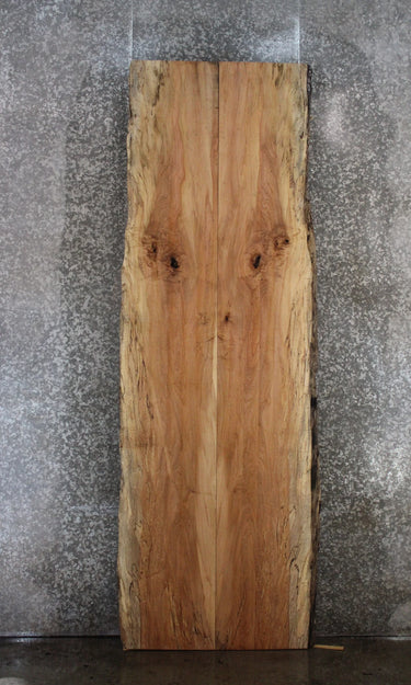 2- Spalted Maple Live Edge Book Match Dining Table/Bar Top Slabs 20324-20325